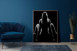 nude wall art, sexy women body canvas, naked women artwork, canvas printing, bedroom decor art, erotic canvas