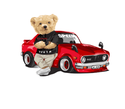 teddy bear svg,sports red car,cute teddy bear png,red print,vector design,teddy bear pilot,racing teddy bear,teddy bear