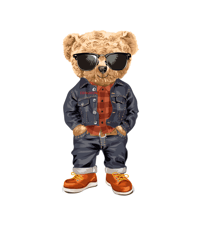 teddy bear svg,png jpg eps,cool teddy bear,cute teddy bear,sunglasses teddy bear,color print,tee print,vector design,