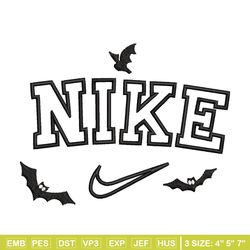 nike x bat embroidery design, bat embroidery, nike design, embroidery shirt, embroidery file,digital download