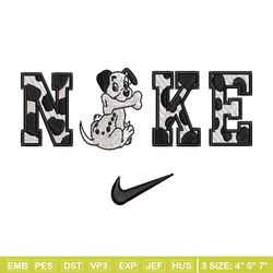 nike x dalmatian embroidery design, dalmatian embroidery, nike design,embroidery shirt, embroidery file,digital download