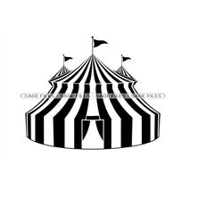 circus tent 2 svg, circus tent svg, circus tent clipart, circus tent files for cricut, circus tent cut files for silhoue