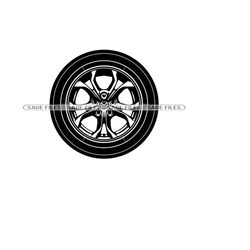 wheel 2 svg, wheel svg, car tire svg, wheel clipart, wheel files for cricut, wheel cut files for silhouette, png, dxf