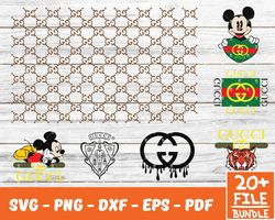 gucci svg, mickey gucci svg, disney svg , famous logo svg, pattern svg