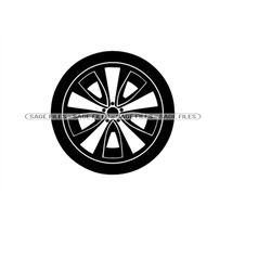 wheel 4 svg, wheel svg, car tire svg, wheel clipart, wheel files for cricut, wheel cut files for silhouette, png, dxf