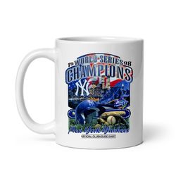 1998 ny yankees world series champions vintage mug, ny yankees mug, baseball mug