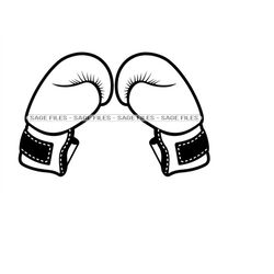 boxing gloves outline 3 svg, boxing svg, boxing gloves clipart, boxing gloves files for cricut, boxing cut files for sil