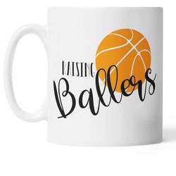 raising ballers mug 2, funny basketball gifts for men, him