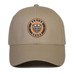 ncaa mercer bears embroidered baseball cap, ncaa logo embroidered hat, mercer bears football cap