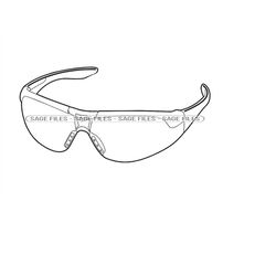 safety glasses outline svg, safety glasses clipart, safety glasses files for cricut, safety glasses cut files for silhou