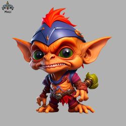 cute baby goblin sublimation png download