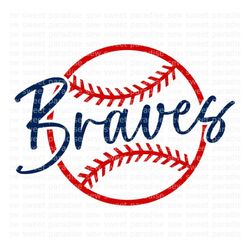 braves svg, braves png, digital download, cut file, clip art, sublimation png (individual svg/png/dxf/jpeg files)