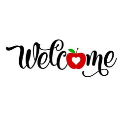 welcome svg, classroom welcome sign svg, teacher sign svg, digital download, cut file, sublimation, clip art (svg/png/dx