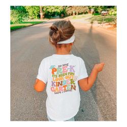 pre-k graduation shirt, last day of school t-shirt, aesthetic toddler tee, preschool graduation gift, preschool toddler