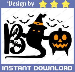 funny halloween svg, boo svg, ghost svg, pumpkin face, bat, spider web, files for cricut, sublimation designs downloads