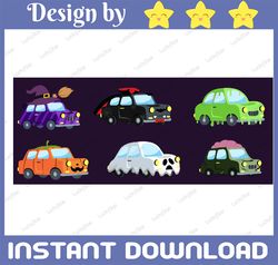 halloween cars drive-by halloween party parade png, quarantine party, drive through party truck, car graphics, png clip