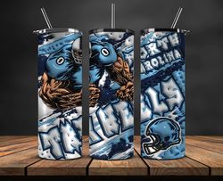 football mascot colleges 3d tumbler skinny , football tumbler png ,nfl tumbler wrap 08