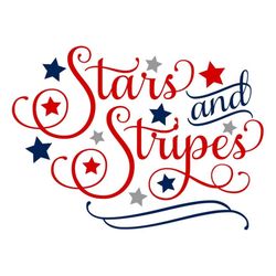 stars and stripes svg, 4th of july svg, patriotic svg, digital download, cut file, sublimation, clip art (includes svg/p