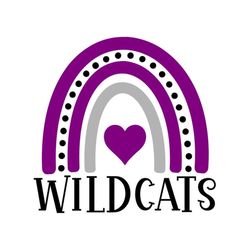 wildcats svg, wildcats  rainbow svg, wildcats team, football shirt svg, digital download, cut file, sublimation (svg/png