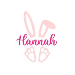 bunny name frame svg, easter svg, bunny svg, digital download, cut file, sublimation, clip art (includes svg/png/dxf fil