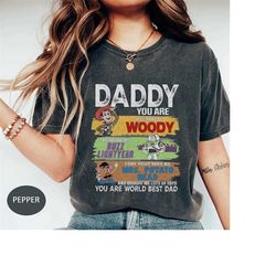 daddy you are world's best dad shirt, vintage toy story shirt, disney father shirt, father day shirt, disney toy story s