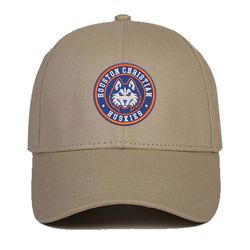 ncaa houston christian huskies embroidered baseball cap, ncaa logo embroidered hat, houston christian football cap