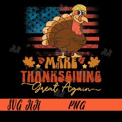 make thanksgiving great again png, funny trump turkey usa flag png