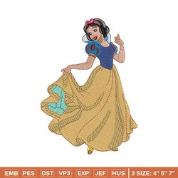 snow white embroidery design, disney embroidery, embroidery file, embroidery shirt, emb design, digital download