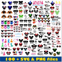 mickey mouse heads svg bundle disney mickey mouse svg cricut png mickey sayings svg png bundle disney, disney bundle png