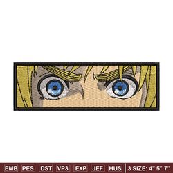 armin eyes embroidery design, aot embroidery, anime design, embroidery shirt, embroidery file, digital download