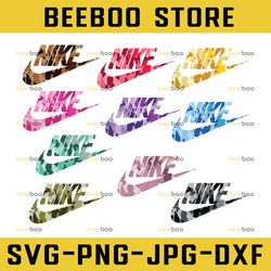 10 camo nike bundle, camo nike png for shirts, camo nike swoosh, camo png, camo png digital download