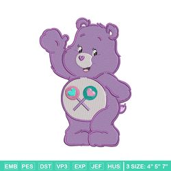 purple bear embroidery design, bear embroidery, emb design, embroidery shirt, embroidery file, digital download