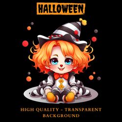 halloween clipart - transparent background - high quality - commercial use - digital download