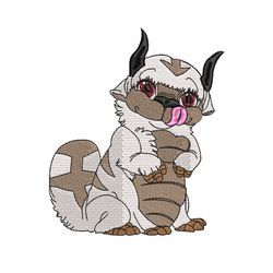 appa avatar embroidery design, avatar embroidery, embroidery file, cartoon design, cartoon shirt, digital download