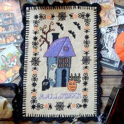 halloween cross stitch pattern pdf download cross stitch chart halloween