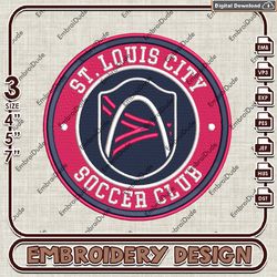 St Louis City SC MLS Soccer Patch 2 1/4 " x 3" Sew Iron Official  Futball Logo