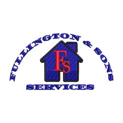 fullington & sons services embroidery design, logo embroidery, embroidery file, logo design, instant download