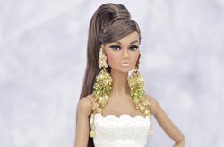 fashion doll jewelry earrings poppy parker fr nu face barbie