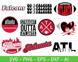 falcons svg png bundle, go falcons svg, falcons mascot svg, atlanta football