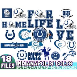 18 files bundle indianapolis colts svg, football team svg, fpl