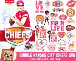 designs kansas city chiefs football svg bundle, chiefs logo svg