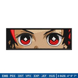 tanjiro eyes embroidery design, kimetsu no yaiba embroidery, nike design, anime design, anime shirt, digital download