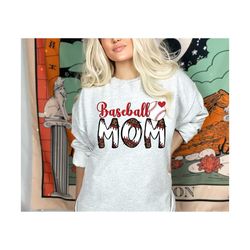 baseball mom png, royal red baseball, sublimation design | transparent png, baseball mom digital download png