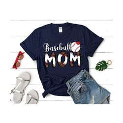 baseball mom png, royal red baseball, sublimation design | transparent png, baseball mom digital download png