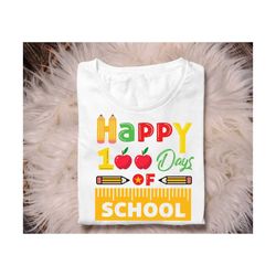 100 days of school png, 100 day png, 100th day of school celebration png, student shirt,back to school png, gift for tea