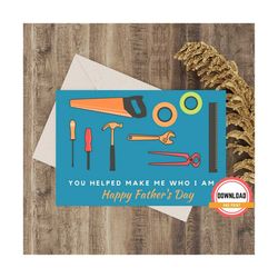 funny father's day card - happy father's day card -father's day card download - digital download fathers day card - inst