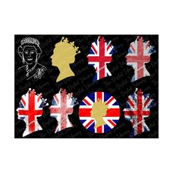 queen elizabeth bust union jack png , queen elizabeth, download design