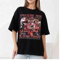 charles leclerc shirt, charles leclerc vintage shirt, 90s vintage charles leclerc scuderia ferrari shirt, charles lecler