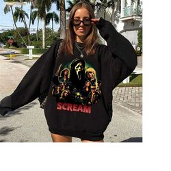 scream vintage halloween shirt, halloween shirt, ghostface shirts, horror movie tee, halloween party, scary movie shirt,