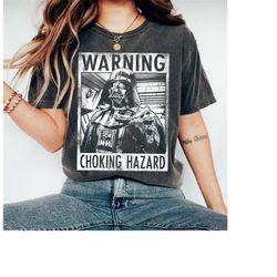 star wars darth vader choking hazard vintage t-shirt, star wars shirt, disneyland wdw matching family shirt, magic kingd